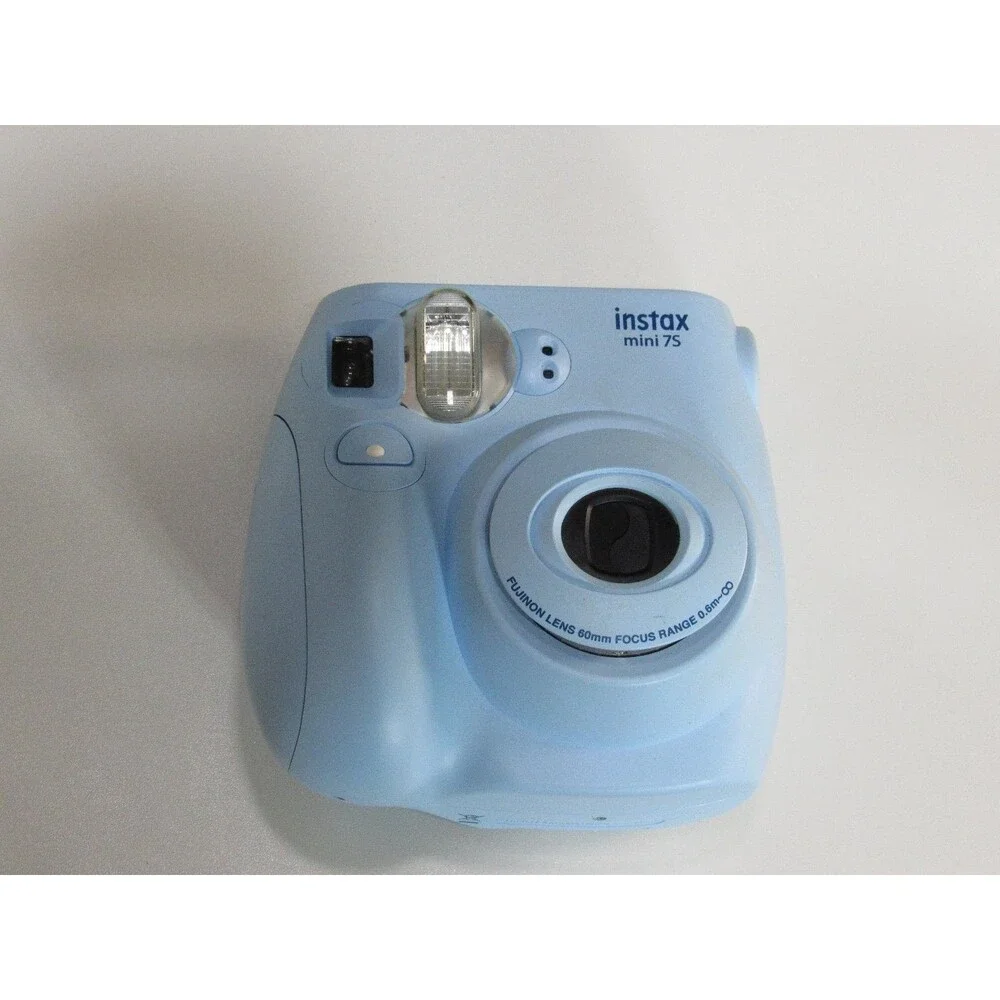 Fujifilm Instax Mini 7S Instant Film Camera Blue w/Case